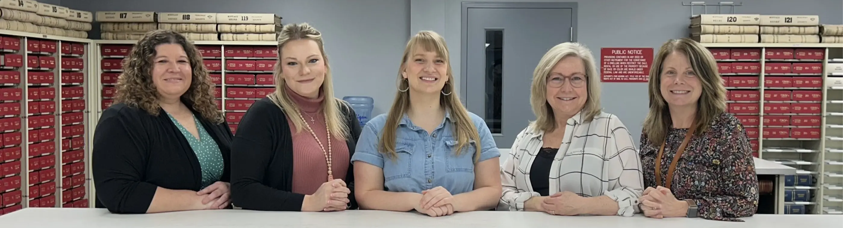 Pickaway County Recorders Office Staff group, Recorders office